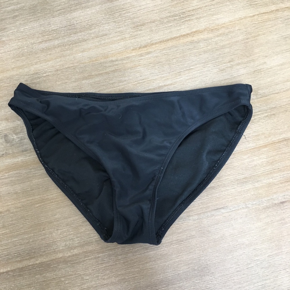 🍒 4/$30 Black full coverage bikini bottoms